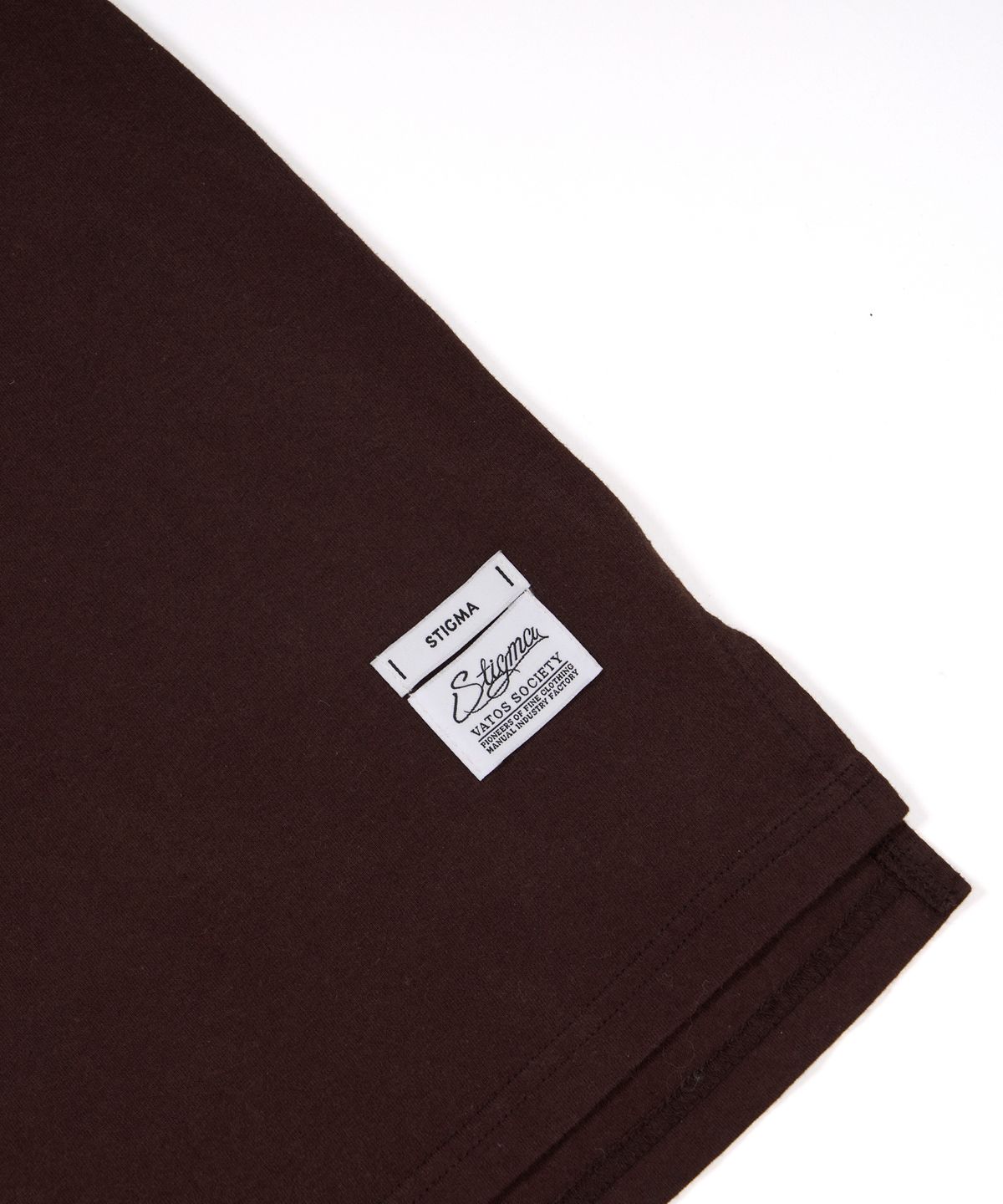 스티그마(STIGMA) Home Vintage-Like Washed Oversized Short Sleeves T-Shirts Brown