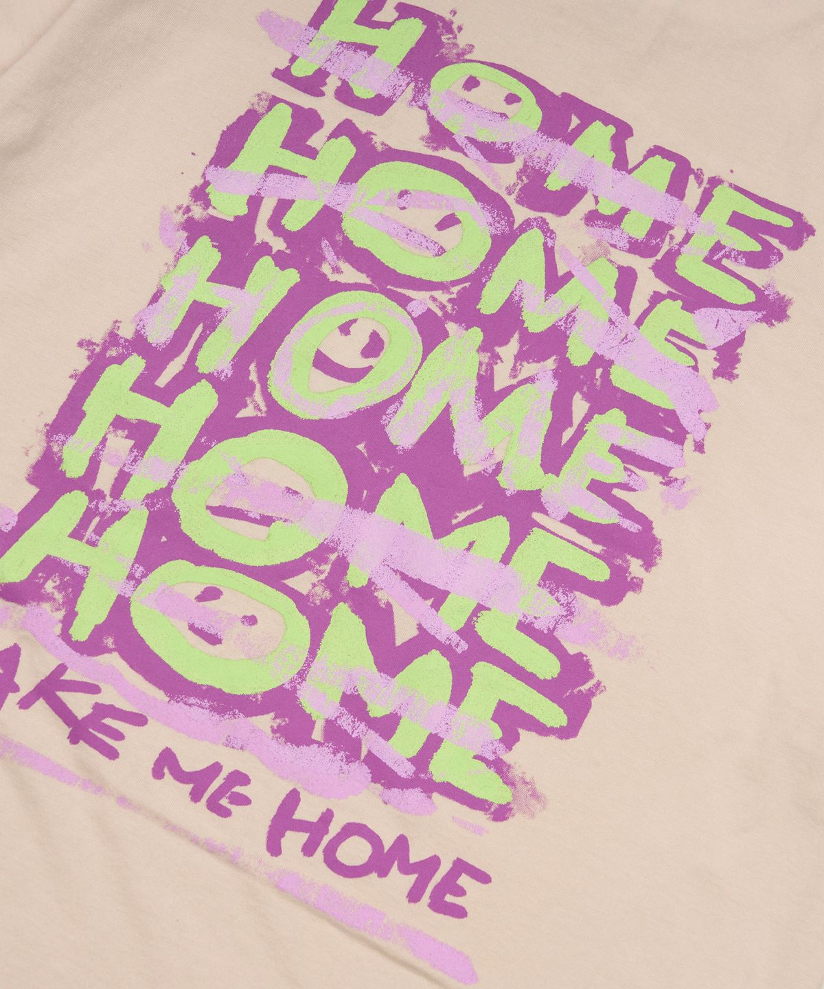 스티그마(STIGMA) Home Vintage-Like Washed Oversized Short Sleeves T-Shirts Beige