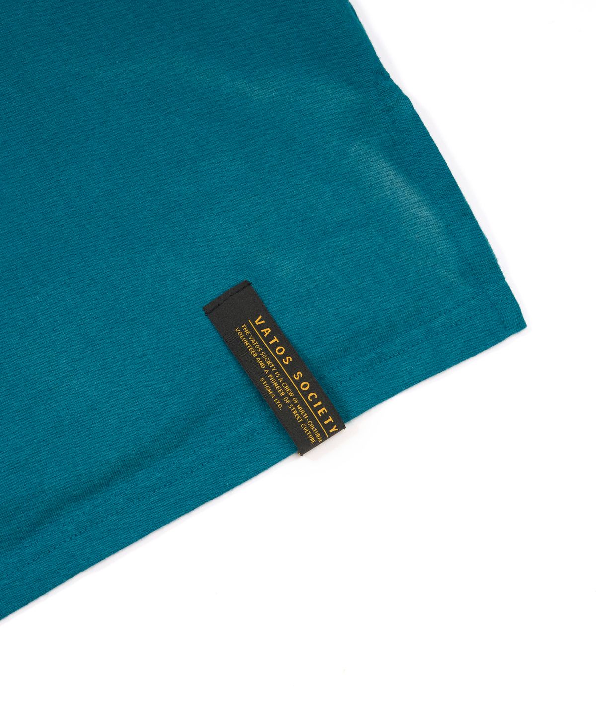 스티그마(STIGMA) Crayon Flower Vintage-Like Washed Oversized Short Sleeves T-Shirts Blue