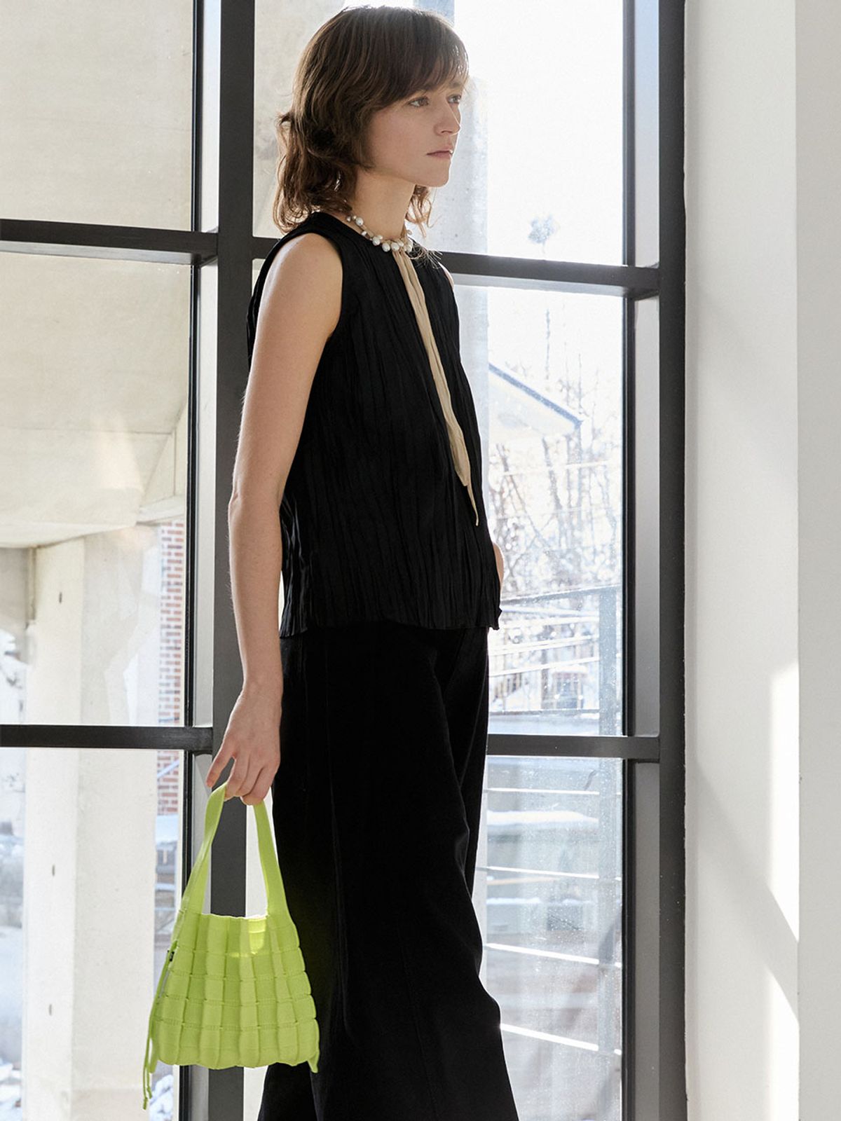 조셉앤스테이시(JOSEPH&STACEY) Lucky Pleats Knit S Fiori (ALL)
