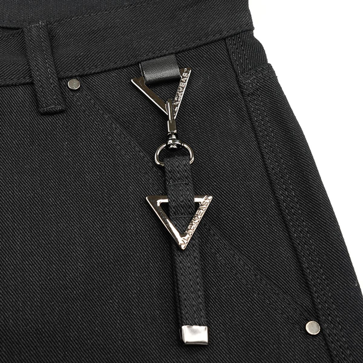 블랙비스트(VLACK VEAST) AC4301 _DENIM KEY RING _Black
