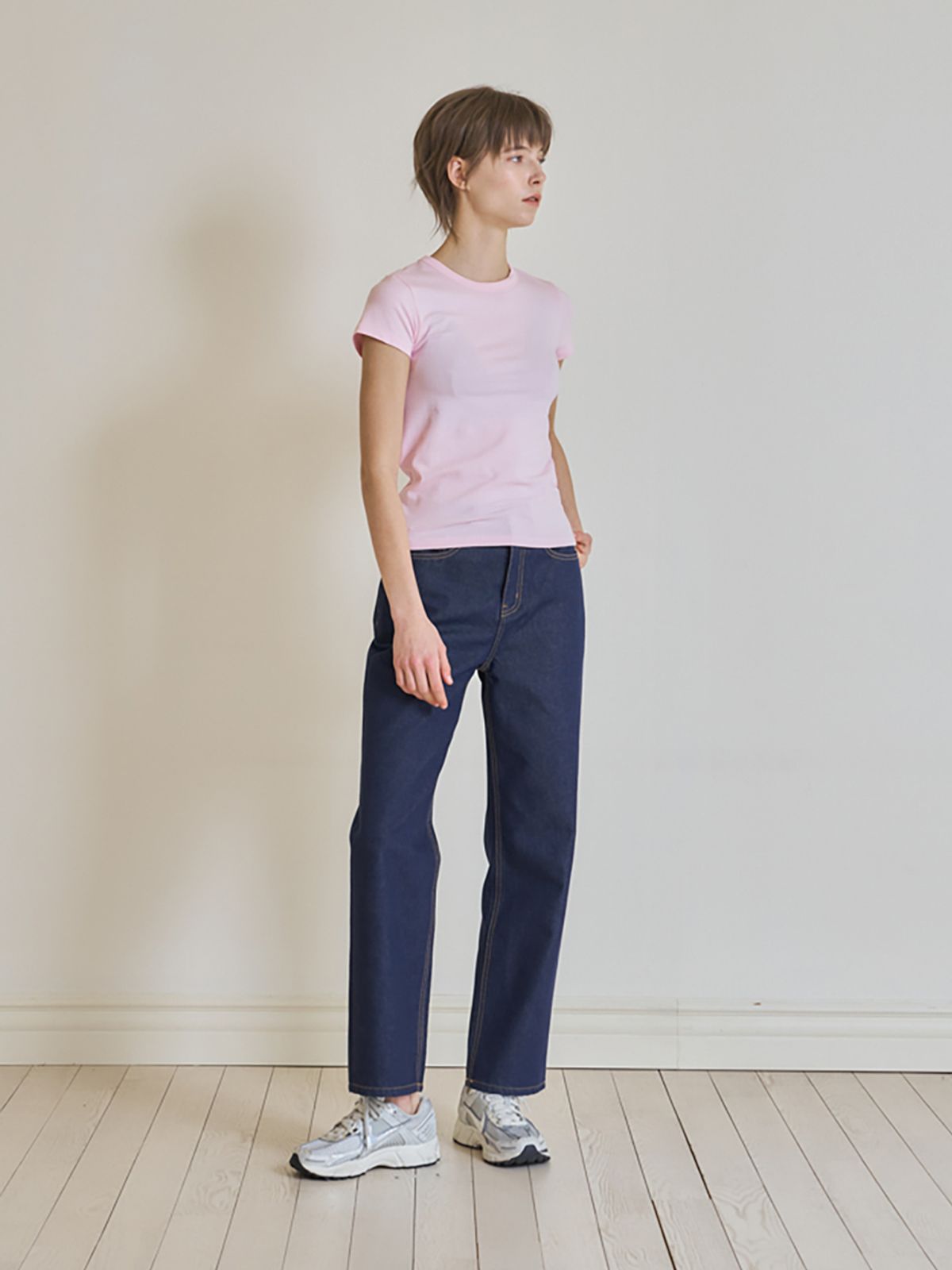 노우드(NOEUD) Round short sleeves (Pink)