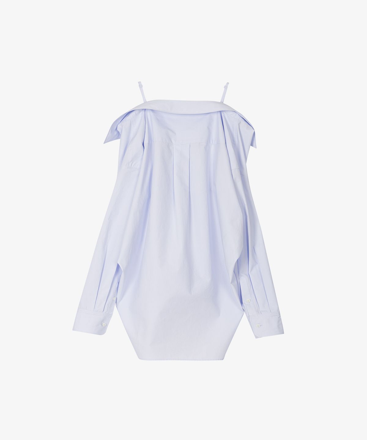 그로브(GROVE) COHEN OFF-SHOULDER SHIRT_LIGHT BLUE