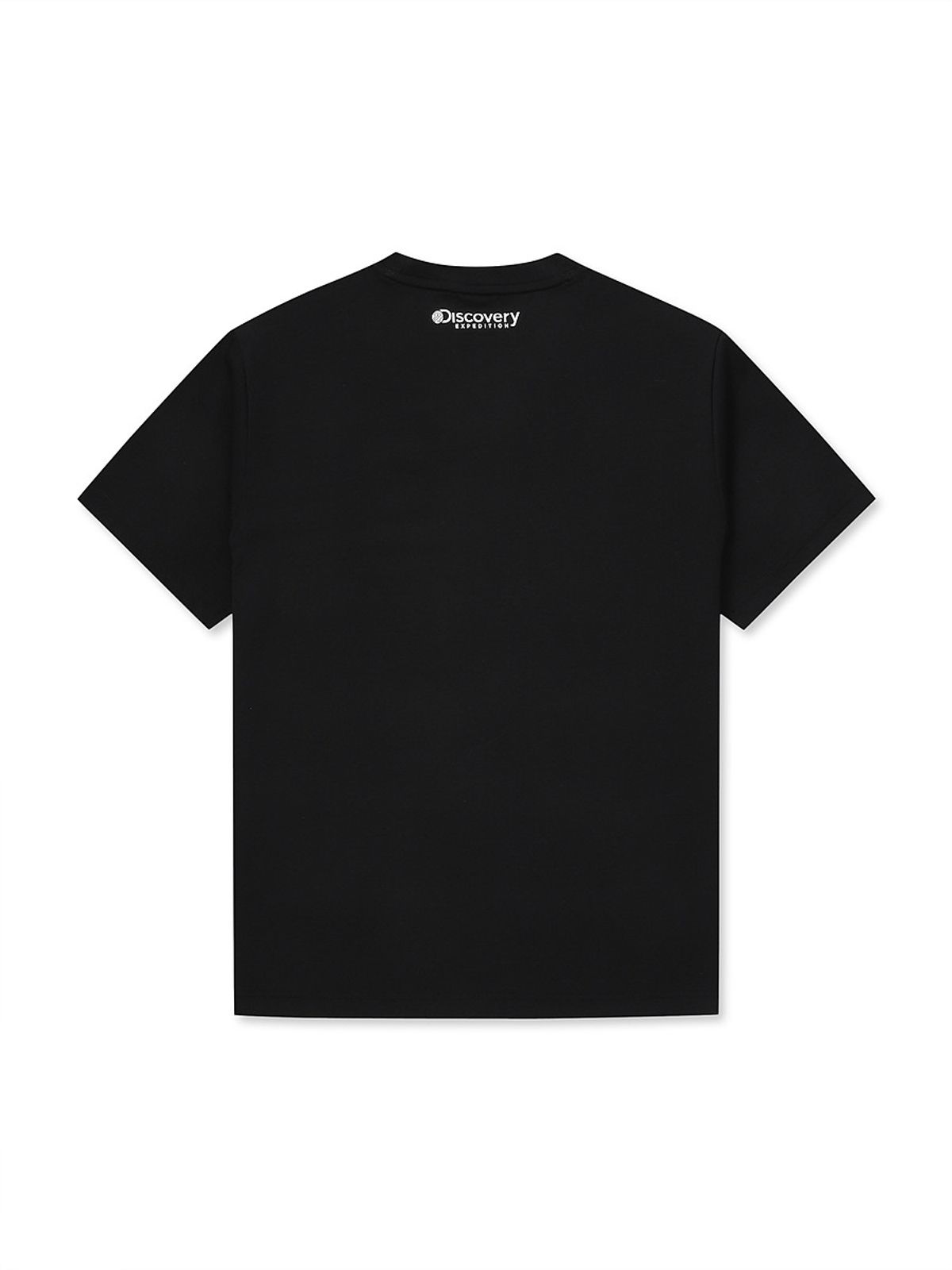 디스커버리 익스페디션(DISCOVERY EXPEDITION) 남성 프레시벤트 덴버 스몰로고 반팔티셔츠 (BLACK)