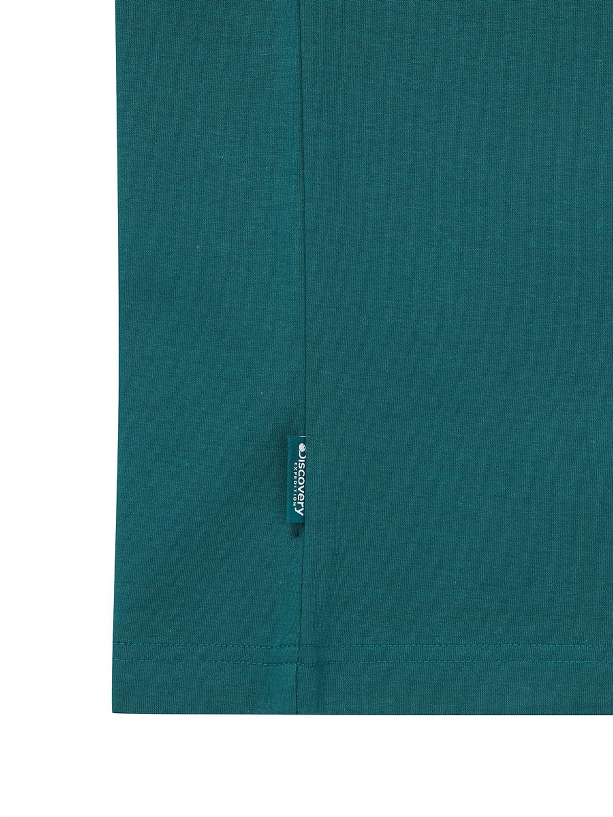 디스커버리 익스페디션(DISCOVERY EXPEDITION) 남성 프레시벤트 덴버 스몰로고 반팔티셔츠 (D/TURQUOISE)