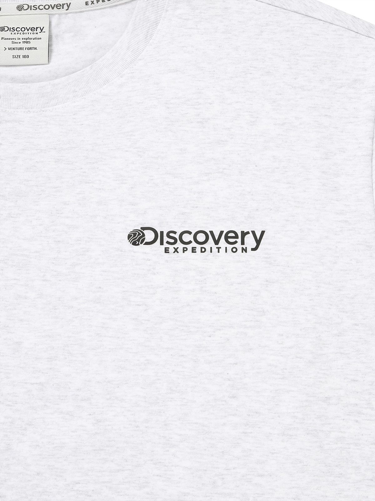 디스커버리 익스페디션(DISCOVERY EXPEDITION) 남성 프레시벤트 덴버 스몰로고 반팔티셔츠 (M/GREY)
