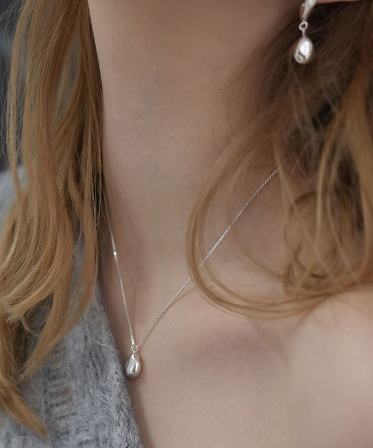 레인디어(REINDEER) GENTLE STONE NECKLACE 06