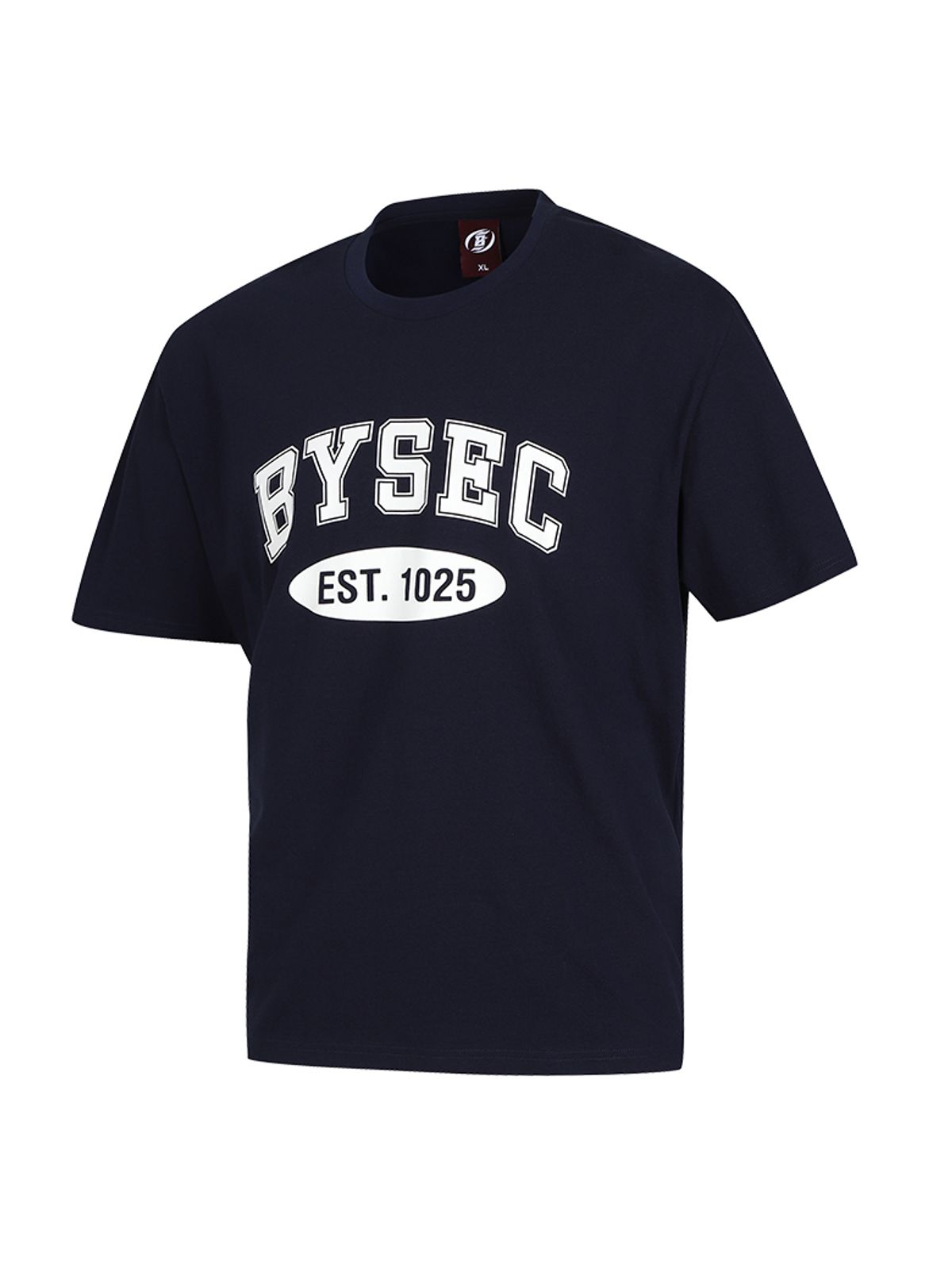 바이젝(BYSEC) [2PACK] 코튼 시그니처로고 세미오버핏 반팔 티셔츠