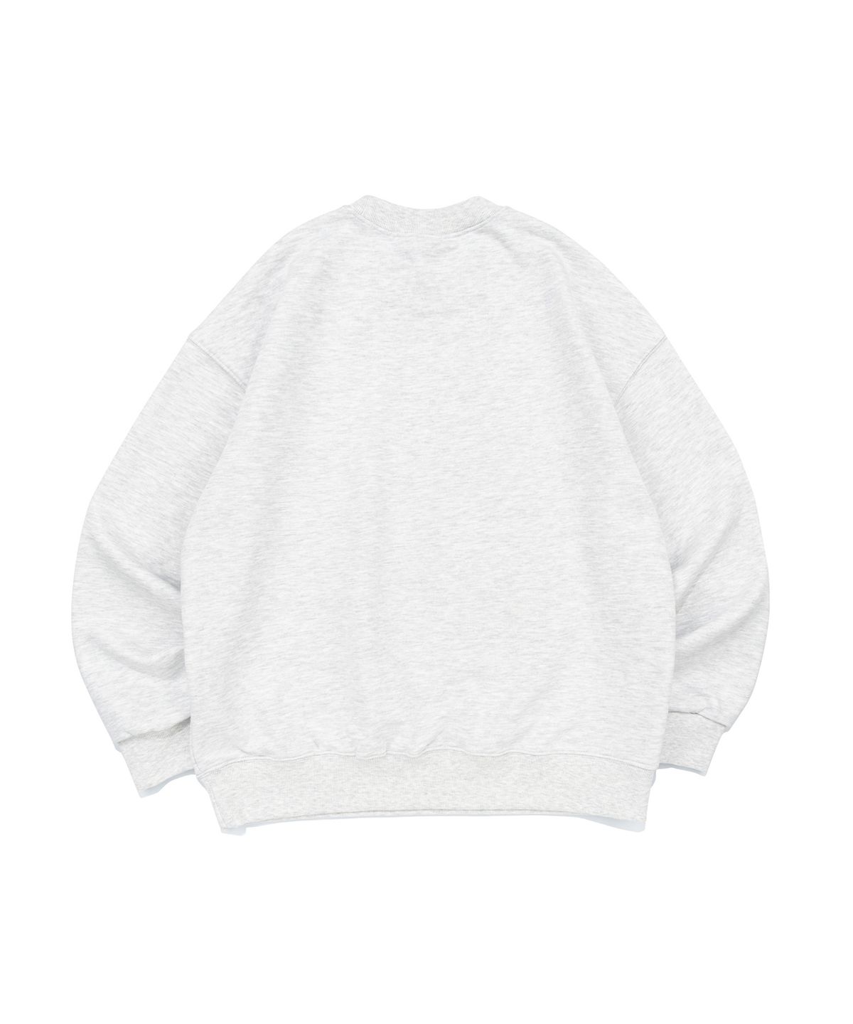 모뉴먼트(MONUMENTS) ESSENTIAL LOGO SWEATSHIRT (LIGHT MELANGE)