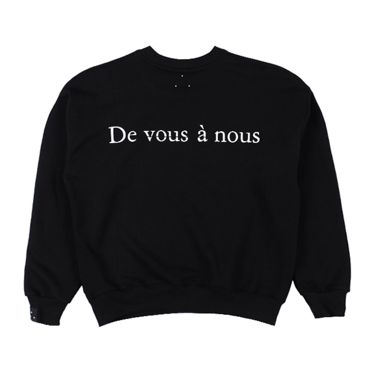 드반(DVÀN) NORMAL SWEAT SHIRT BLACK 기본 맨투맨