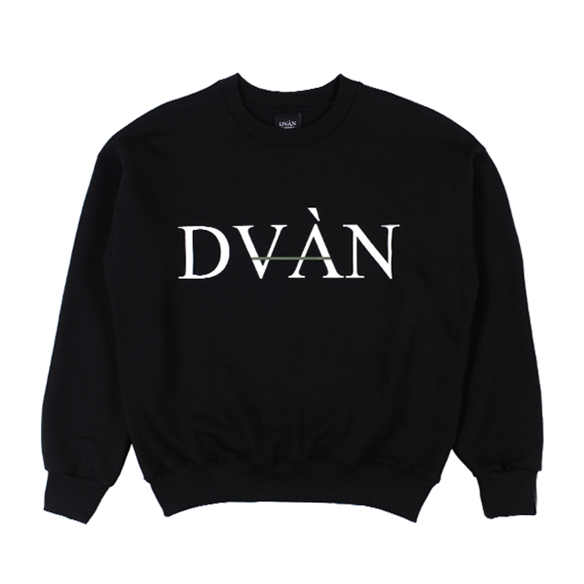드반(DVÀN) A VINE FLOWER SWEAT SHIRT BLACK 덩굴 맨투맨