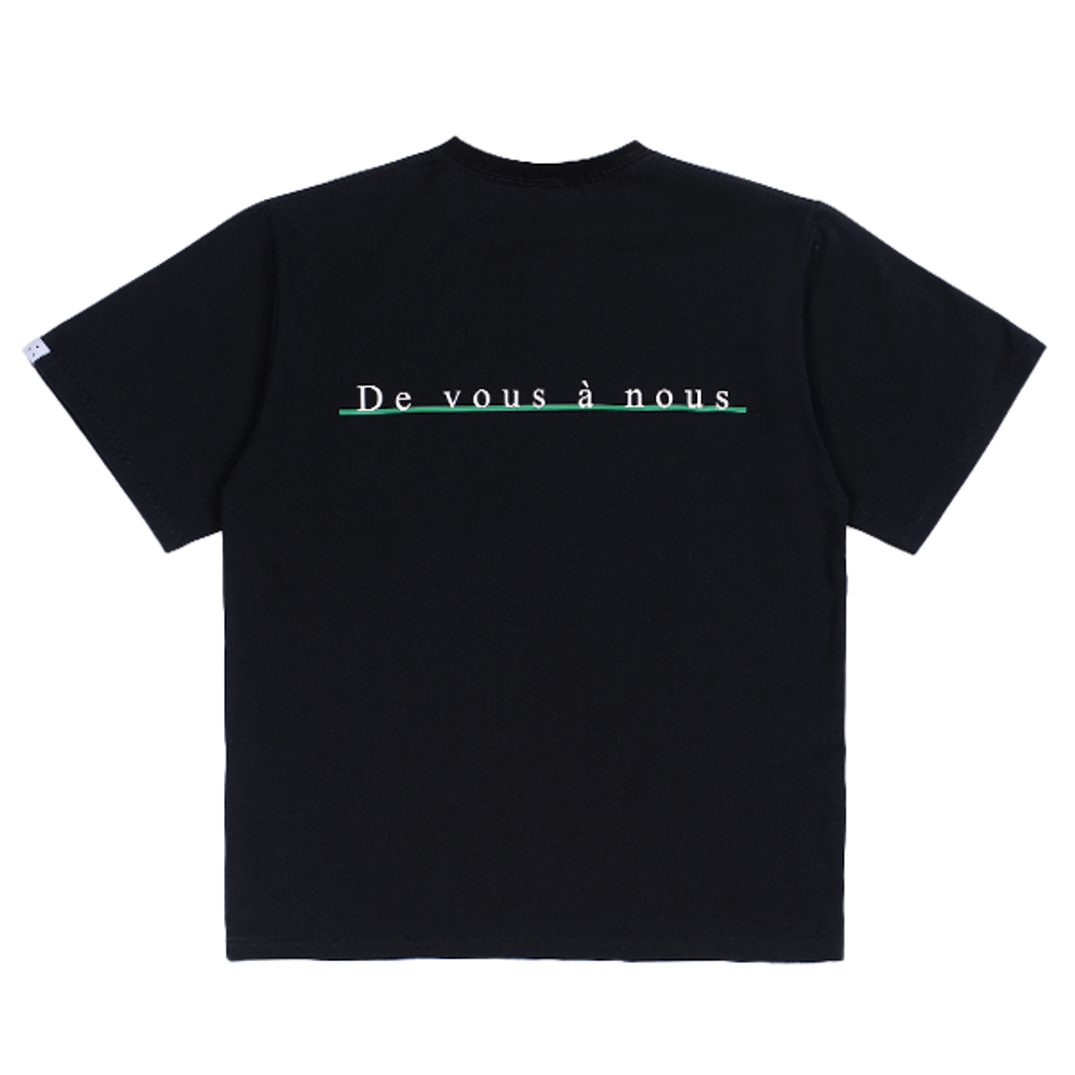 드반(DVÀN) ROUND LOGO T-SHIRT BLACK 라운드 로고 티셔츠