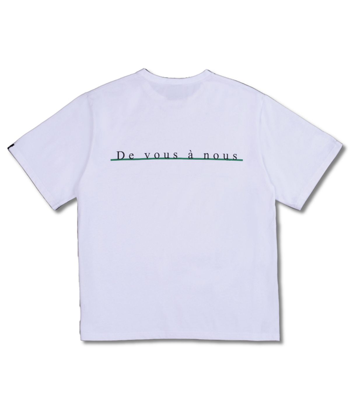 드반(DVÀN) ROUND LOGO T-SHIRT WHITE 라운드 로고 티셔츠