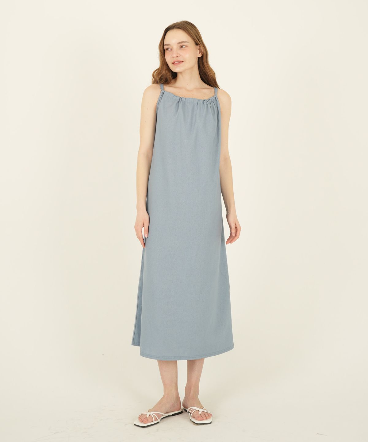 에이본(THE-ABON) W23 cc string onepiece navy