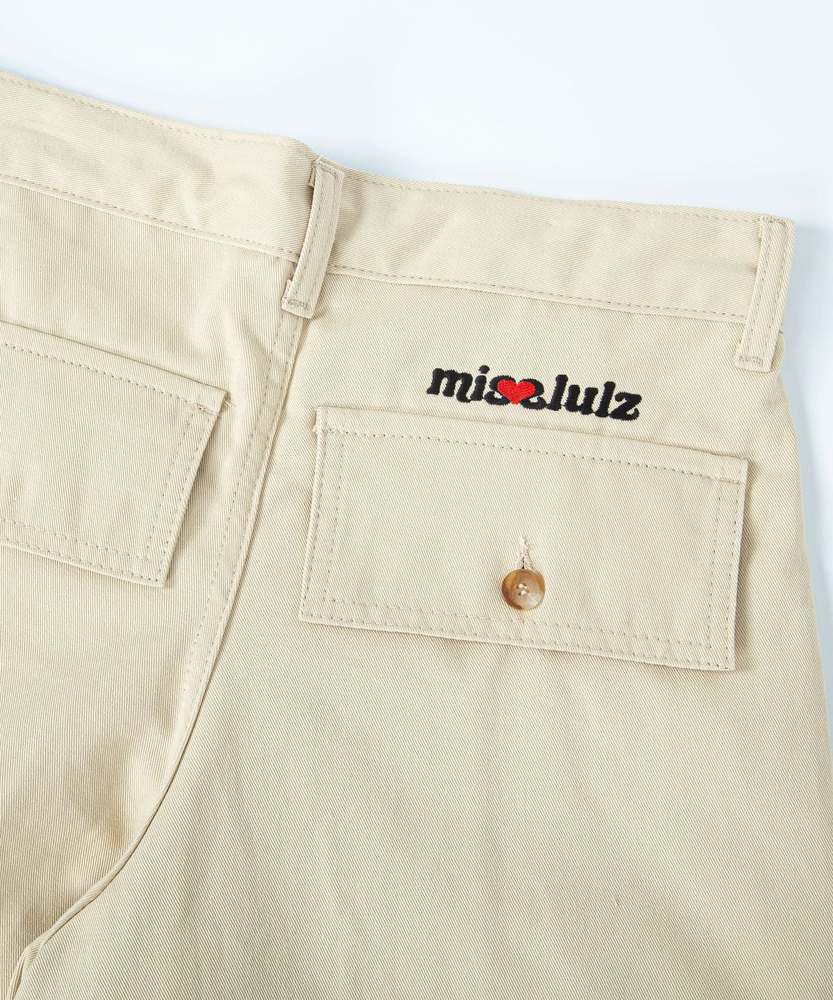 미스룰즈(MISSLULZ) 파이어 로즈 카고 팬츠 베이지