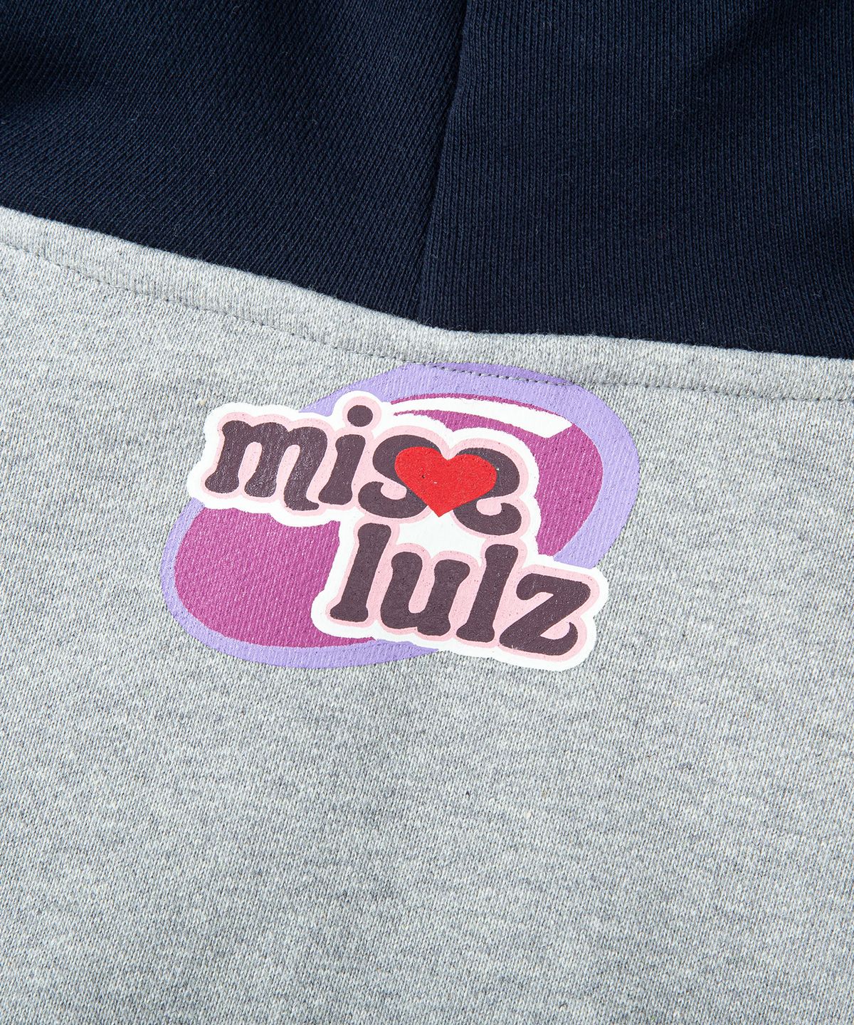 미스룰즈(MISSLULZ) 하트 로드 후디 네이비