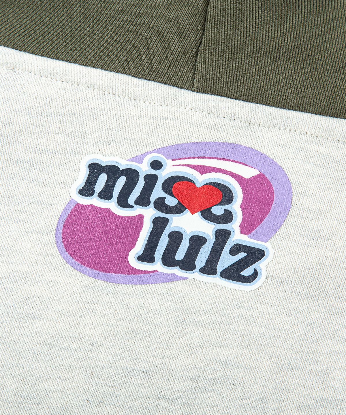 미스룰즈(MISSLULZ) 하트 로드 후디 카키
