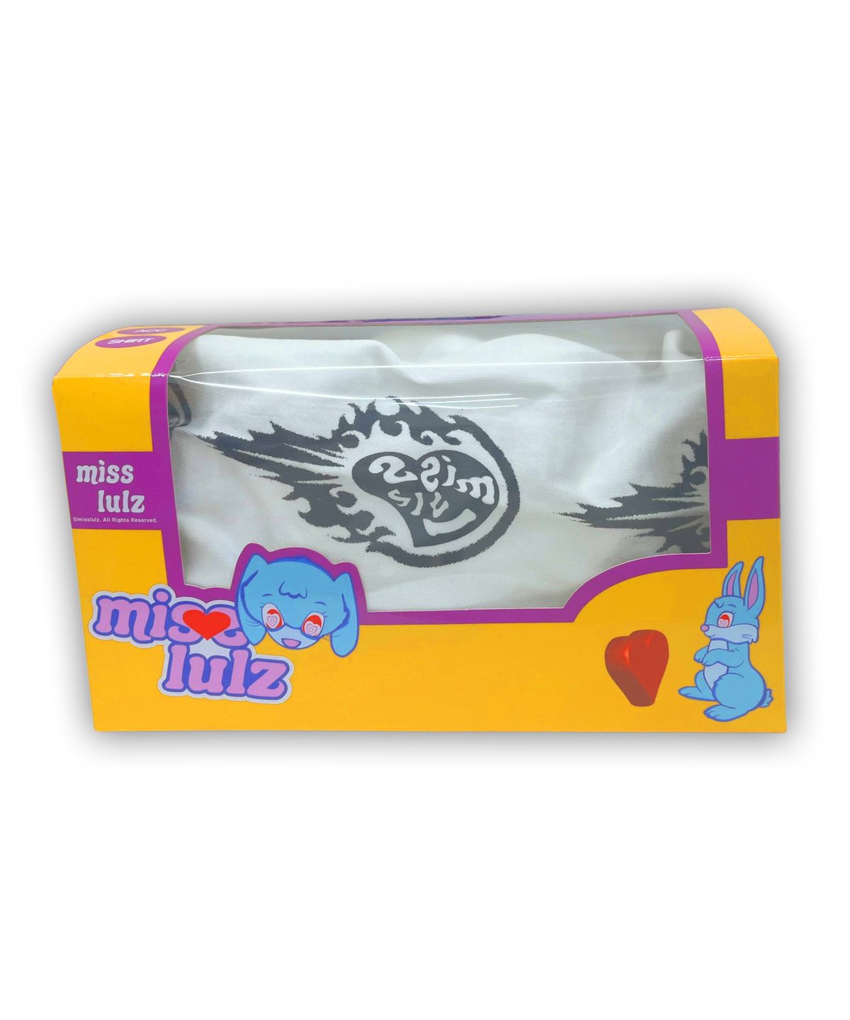 미스룰즈(MISSLULZ) 러브 메테오 티셔츠 화이트