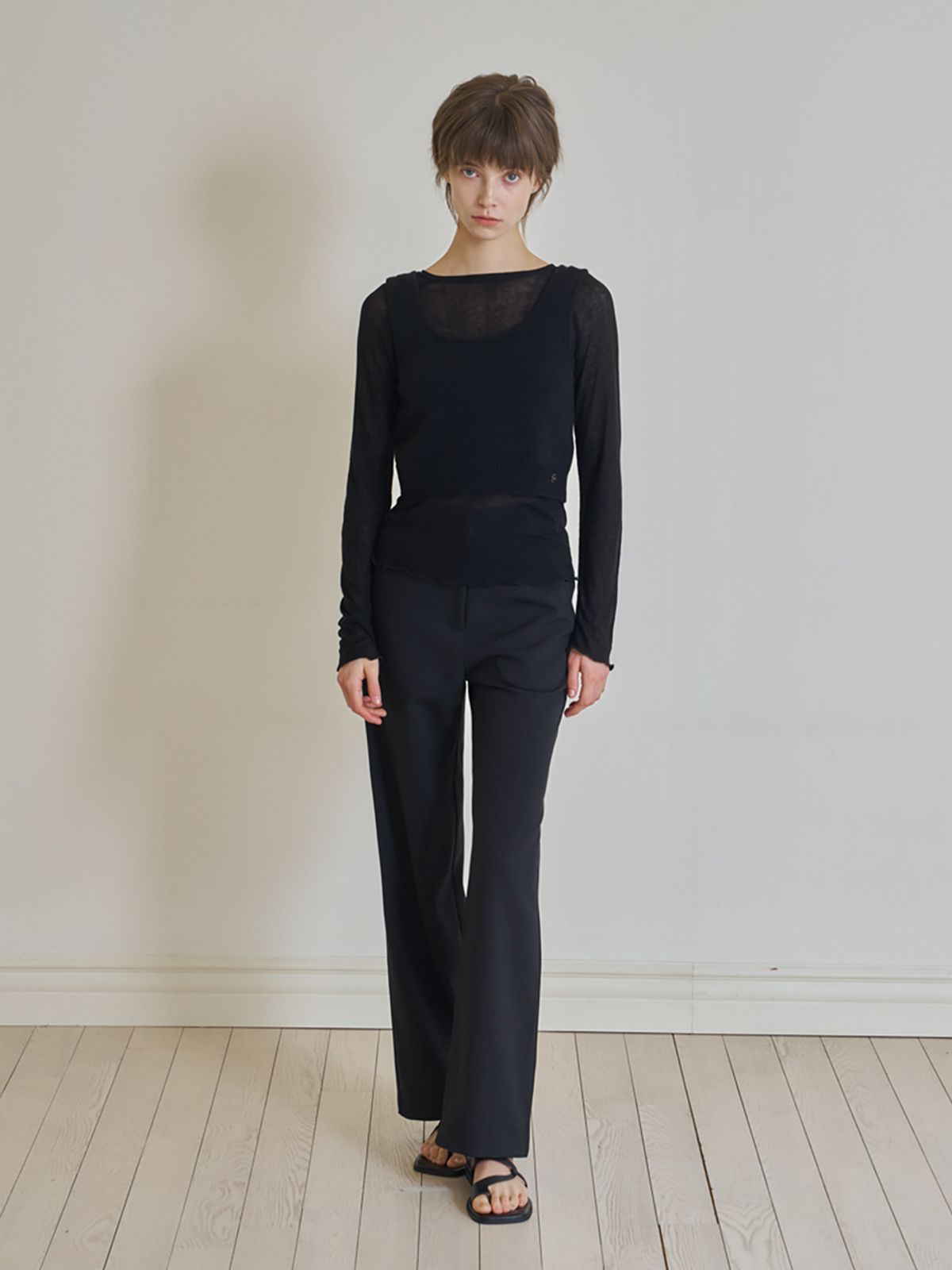 노우드(NOEUD) Dori slacks (Black)