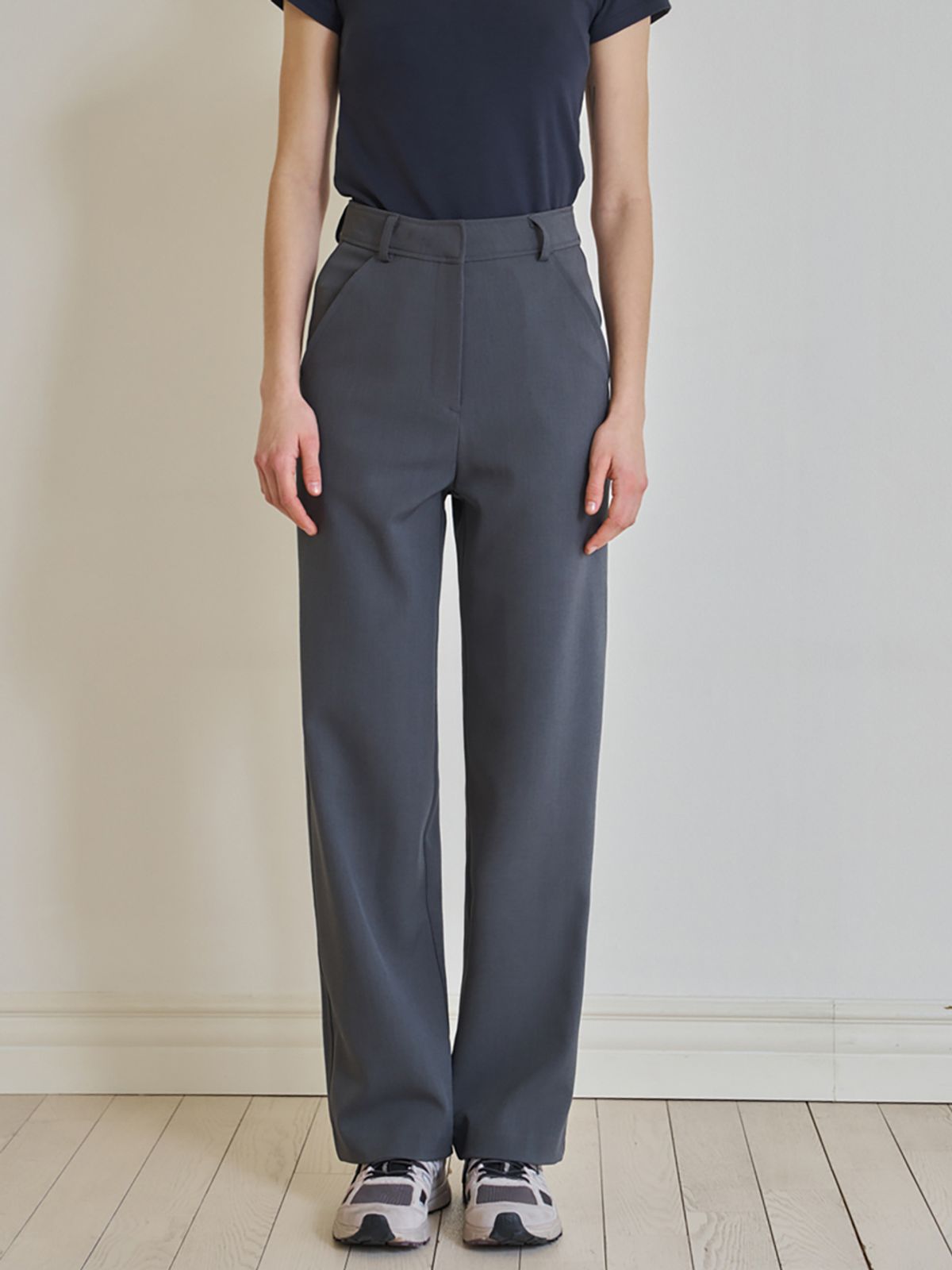 노우드(NOEUD) Dori slacks (Gray)