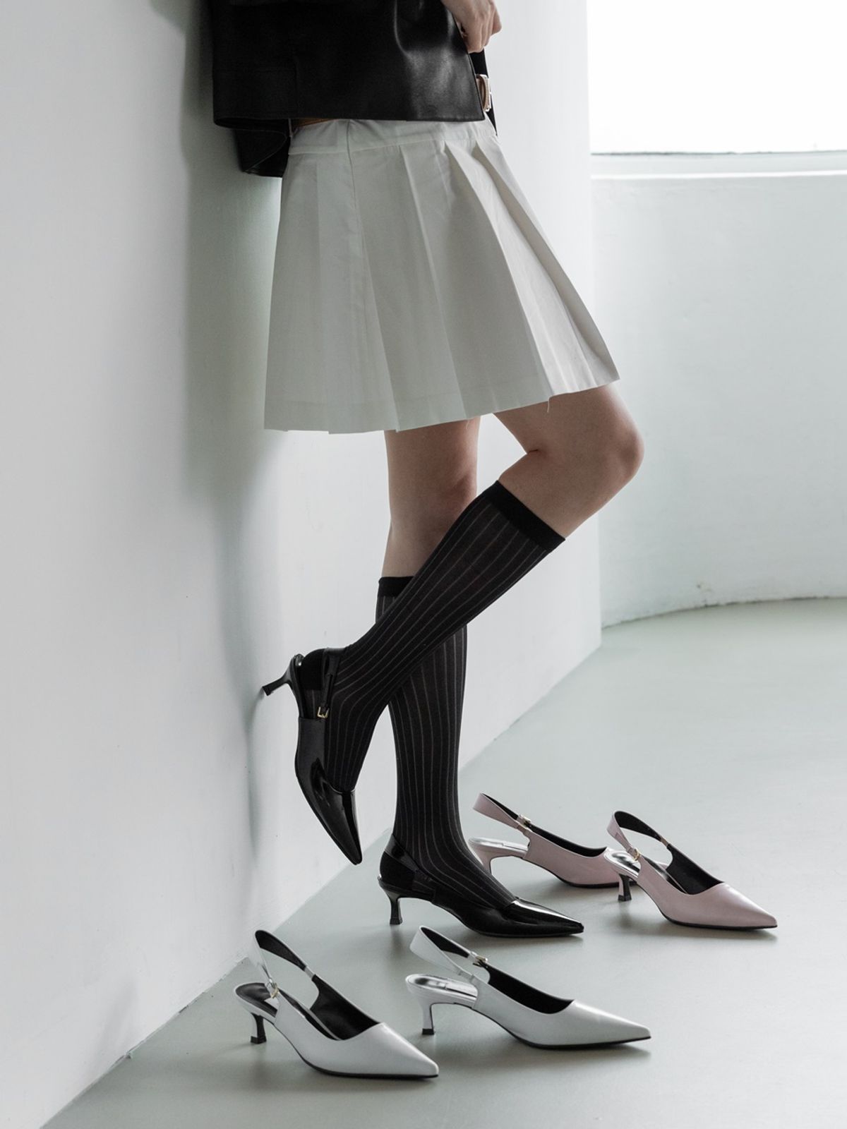 쥬다르(JEU DART) Modern Classic slingback black