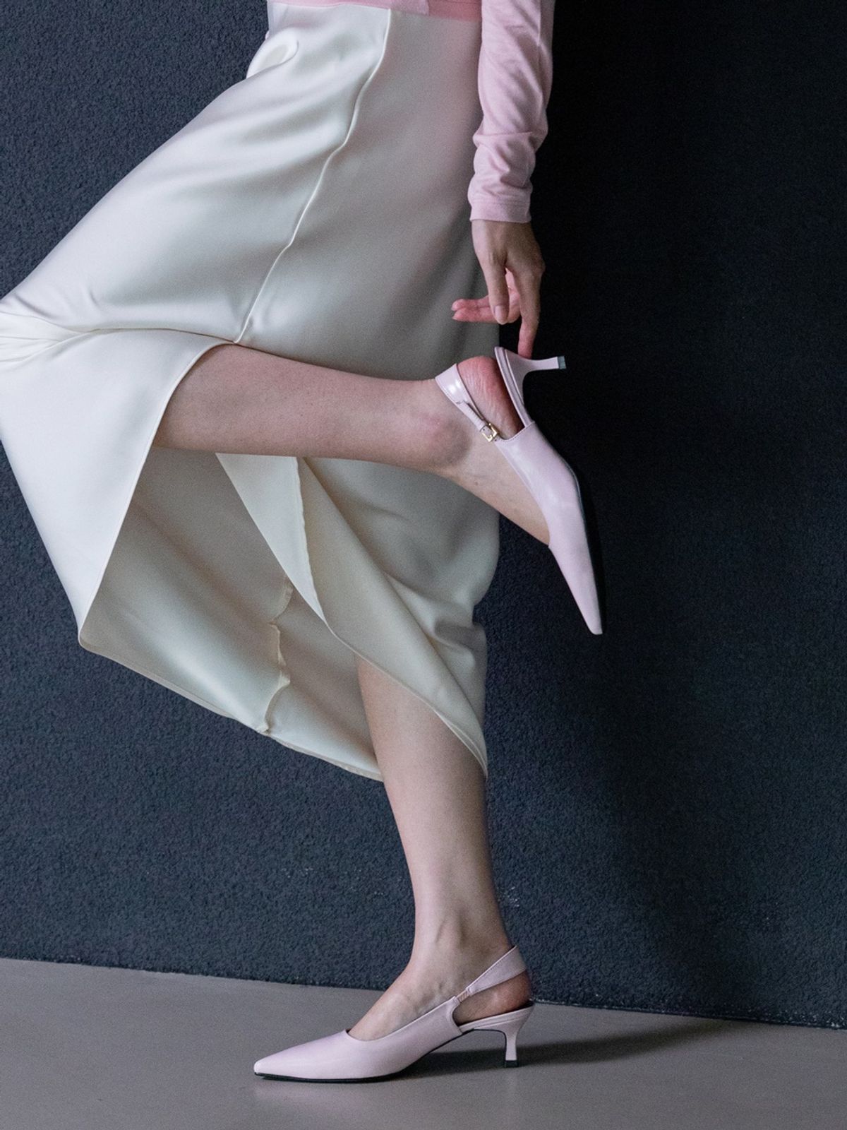 쥬다르(JEU DART) Modern Classic slingback pink
