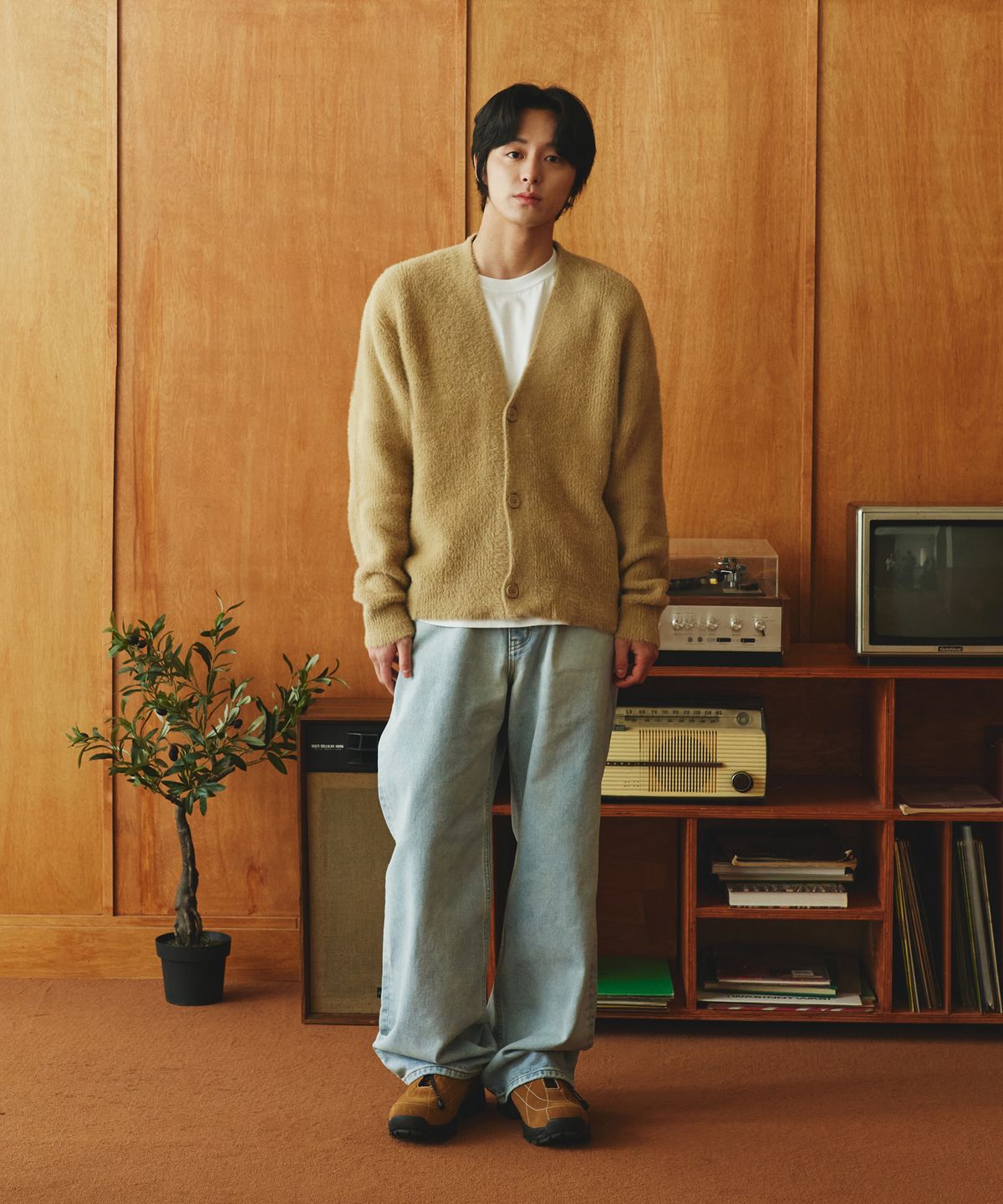 덴메이드(DENMADE) DEN0381 Bleach Blue Extra Wide Jeans