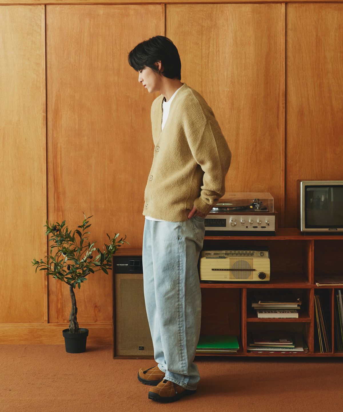 덴메이드(DENMADE) DEN0381 Bleach Blue Extra Wide Jeans