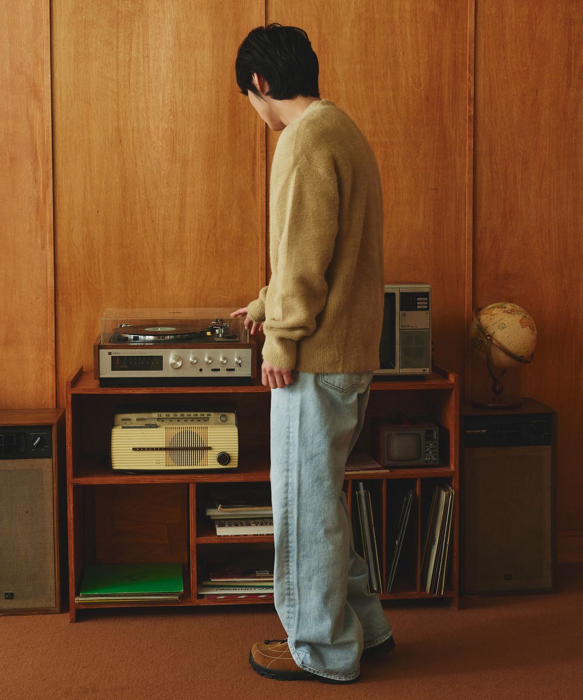 덴메이드(DENMADE) DEN0381 Bleach Blue Extra Wide Jeans