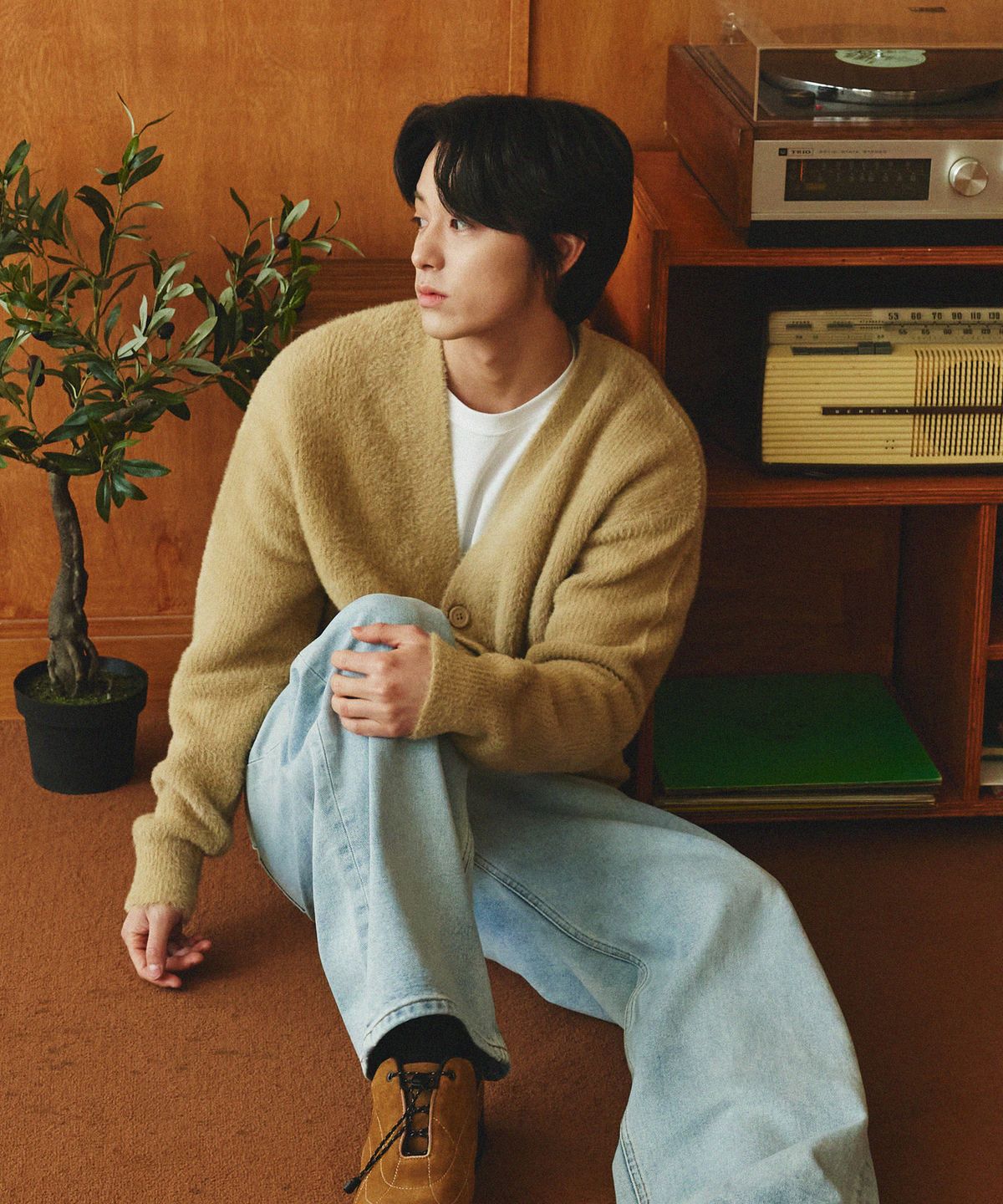 덴메이드(DENMADE) DEN0381 Bleach Blue Extra Wide Jeans