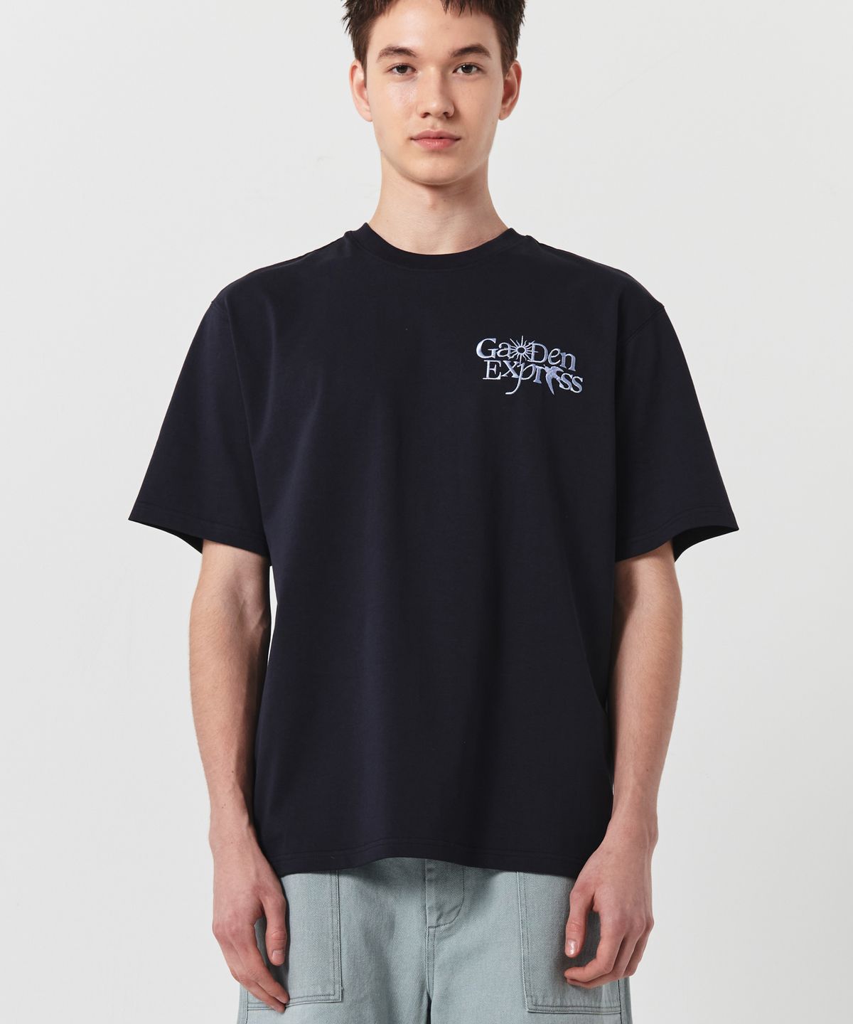 가든익스프레스(GARDEN EXPRESS) GARDEN BIRD T-SHIRT(navy)