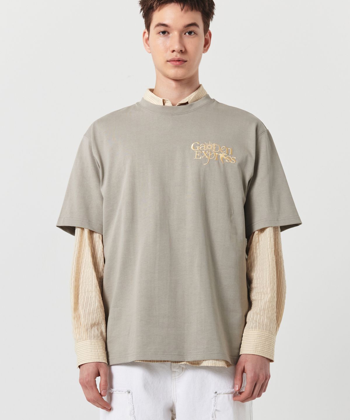 가든익스프레스(GARDEN EXPRESS) GARDEN BIRD T-SHIRT(sand beige)