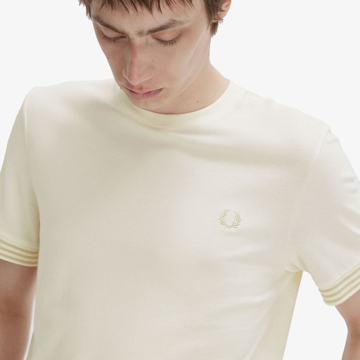 프레드페리(FRED PERRY) [Sharp] 스트라이프 커프 티셔츠(560) AFPM2417707-560
