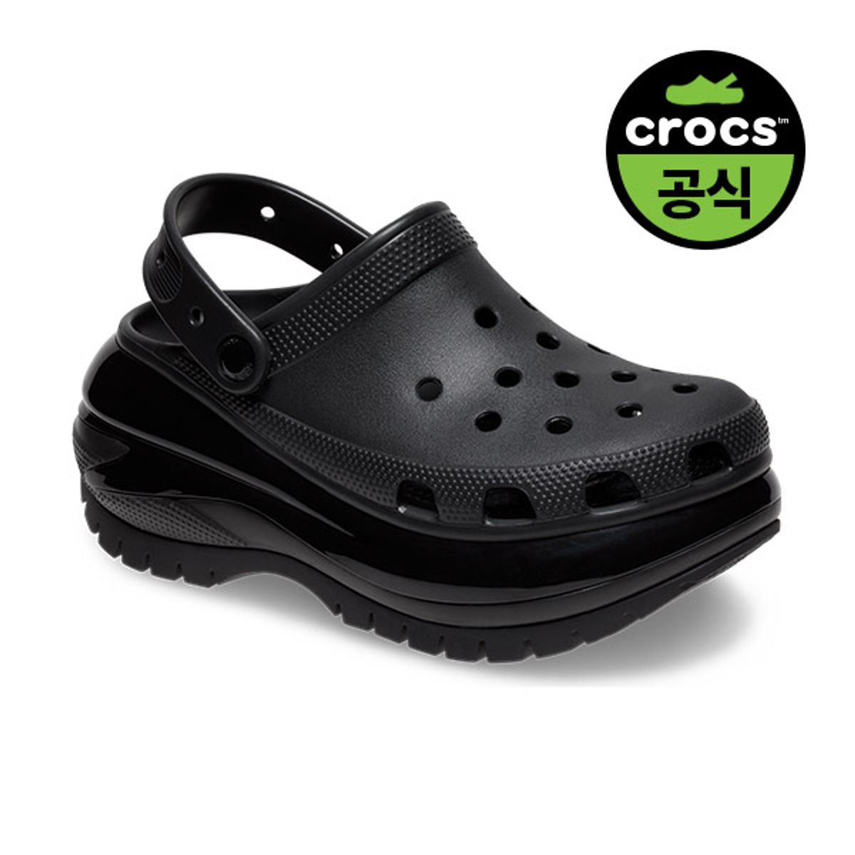 크록스(CROCS) 공용 MEGA CRUSH CLOG BK (24SUCL207988)