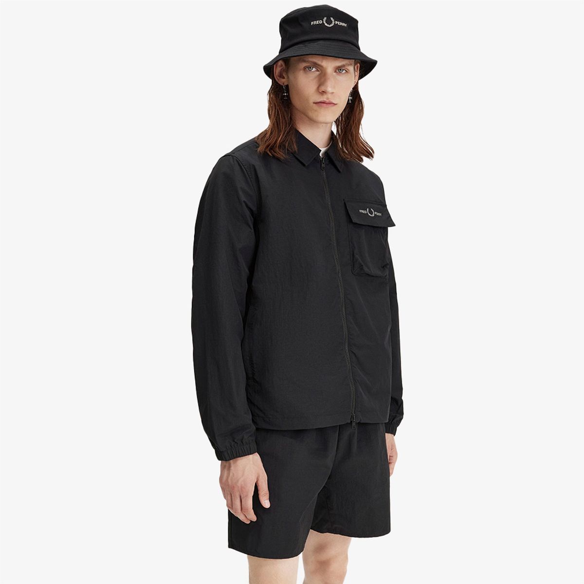 프레드페리(FRED PERRY) [Sport] 립스탑 오버셔츠(102) AFPM2417778-102