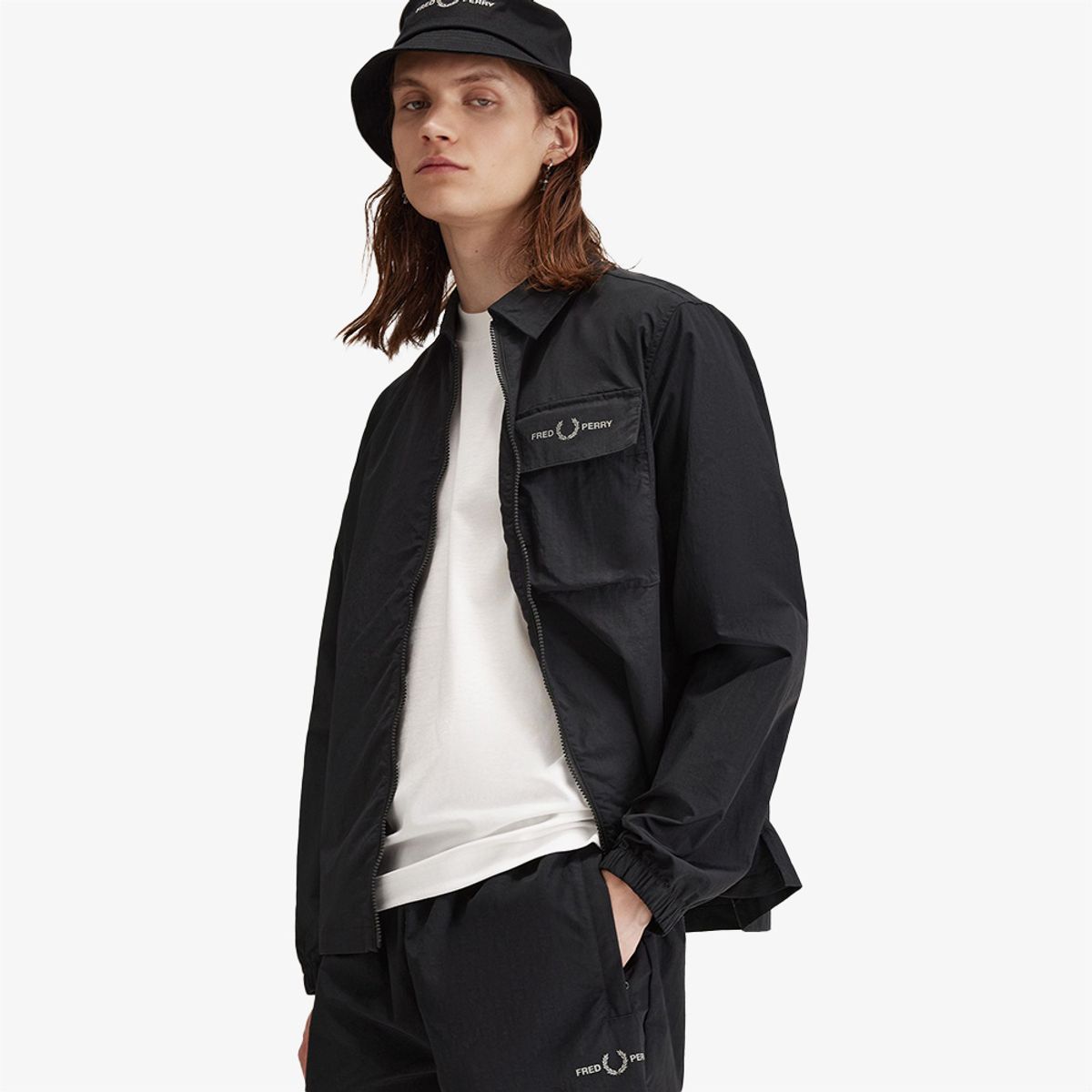 프레드페리(FRED PERRY) [Sport] 립스탑 오버셔츠(102) AFPM2417778-102