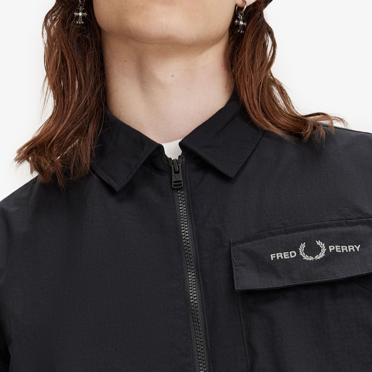 프레드페리(FRED PERRY) [Sport] 립스탑 오버셔츠(102) AFPM2417778-102