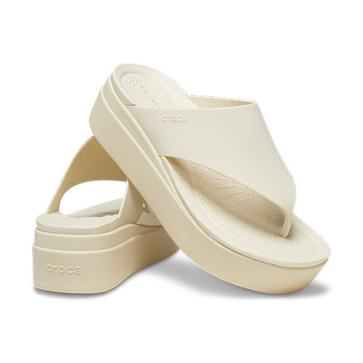 크록스(CROCS) 여성 브루클린 플립 BONE (24SWFP208727)