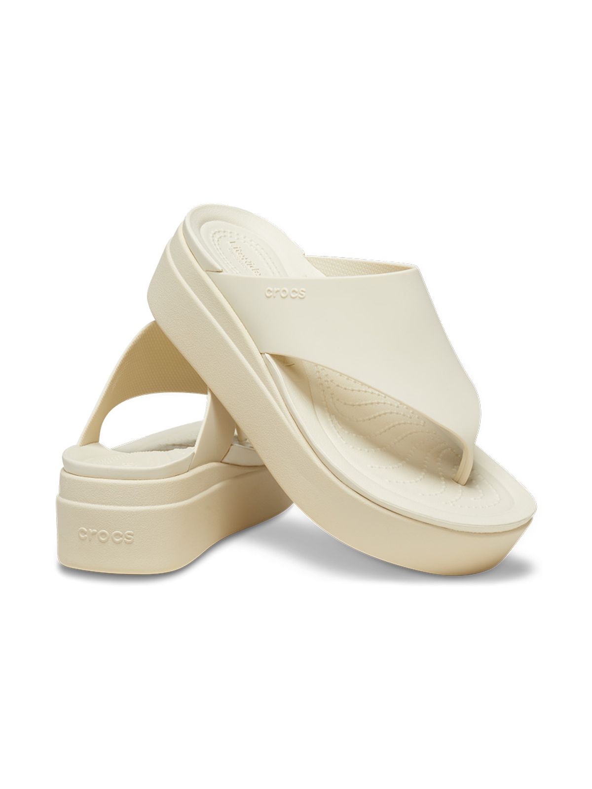 크록스(CROCS) 여성 브루클린 플립 BONE (24SWFP208727)