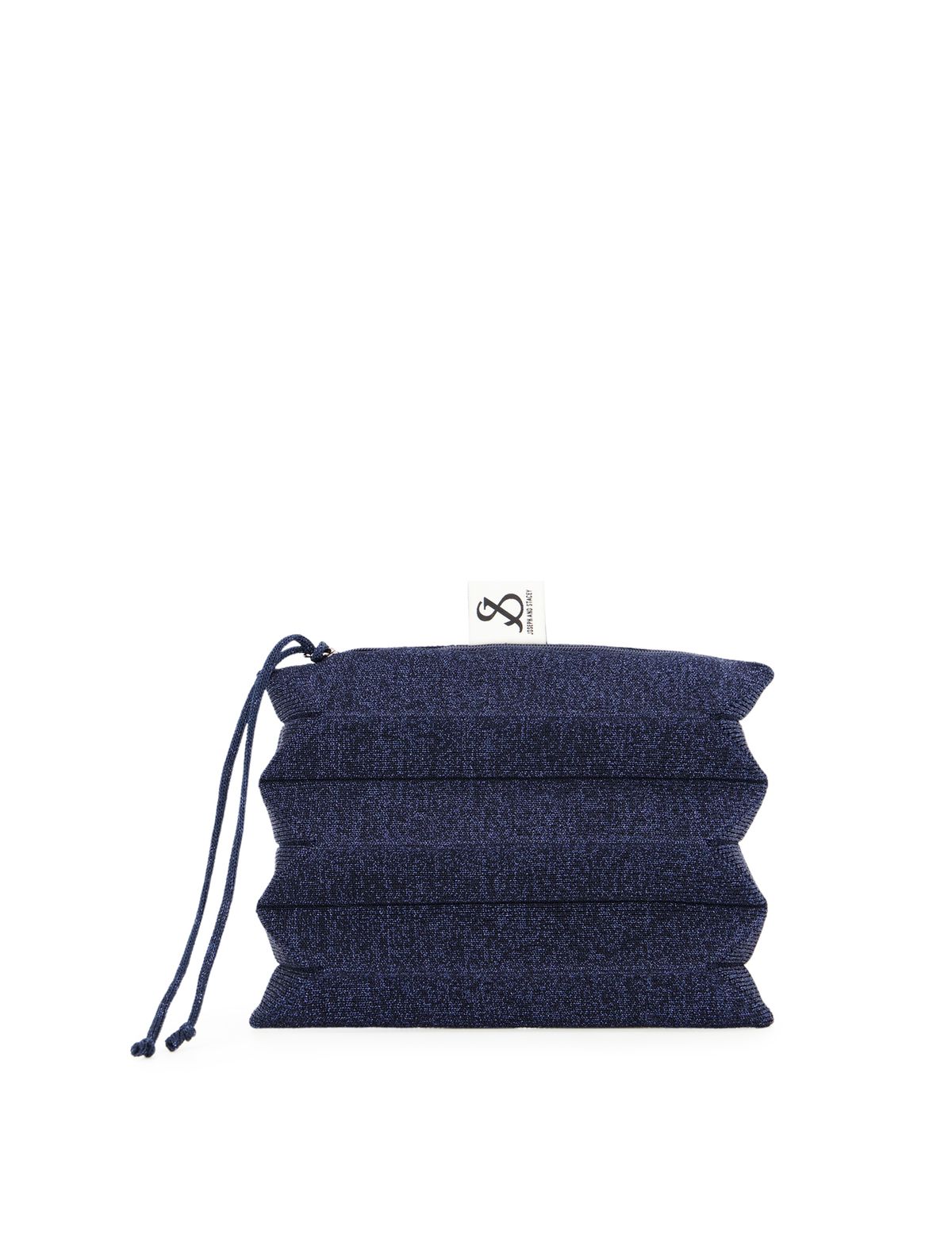 조셉앤스테이시(JOSEPH&STACEY) Lucky Pleats Knit Pouch S Starry (ALL)