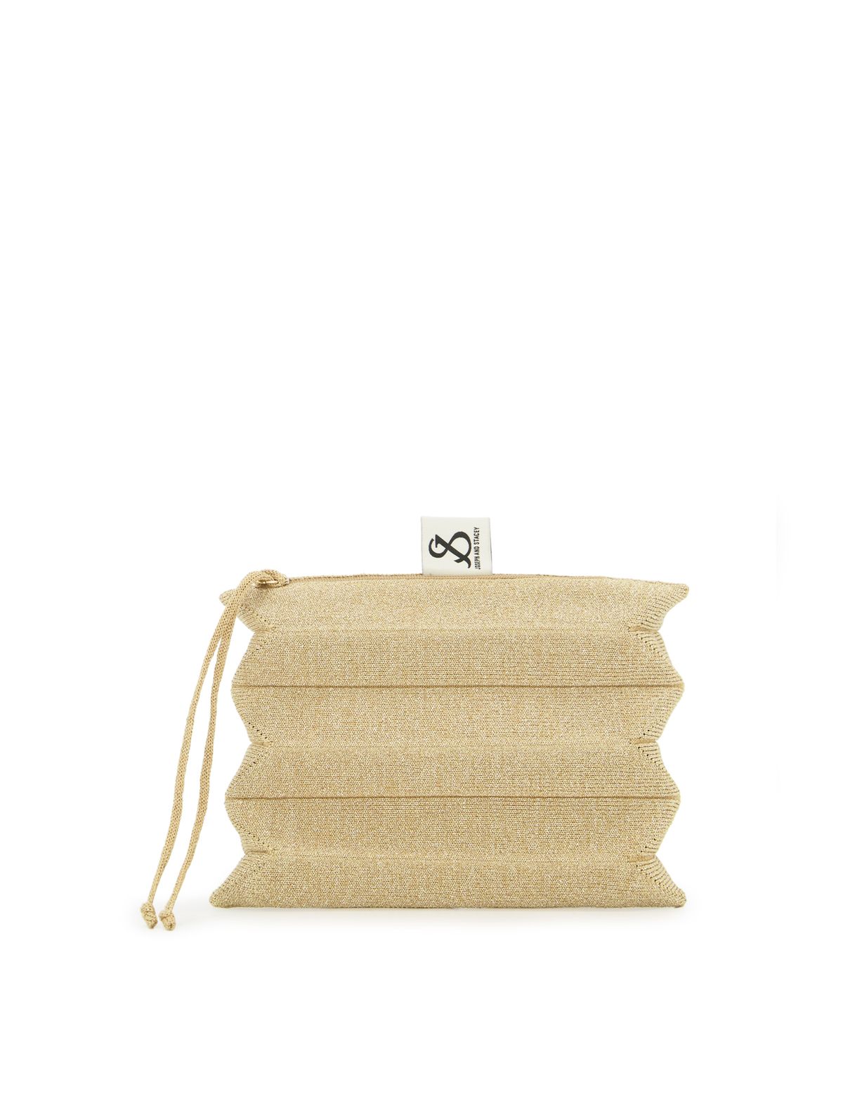 조셉앤스테이시(JOSEPH&STACEY) Lucky Pleats Knit Pouch S Starry (ALL)