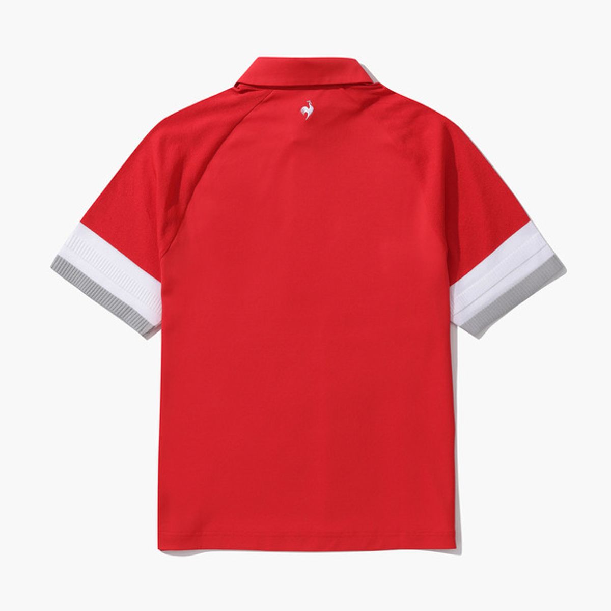 르꼬끄 골프(LECOQ GOLF) 남성 스웨터 하이브리드 라글런 패턴 티셔츠 (GP121MTS38)