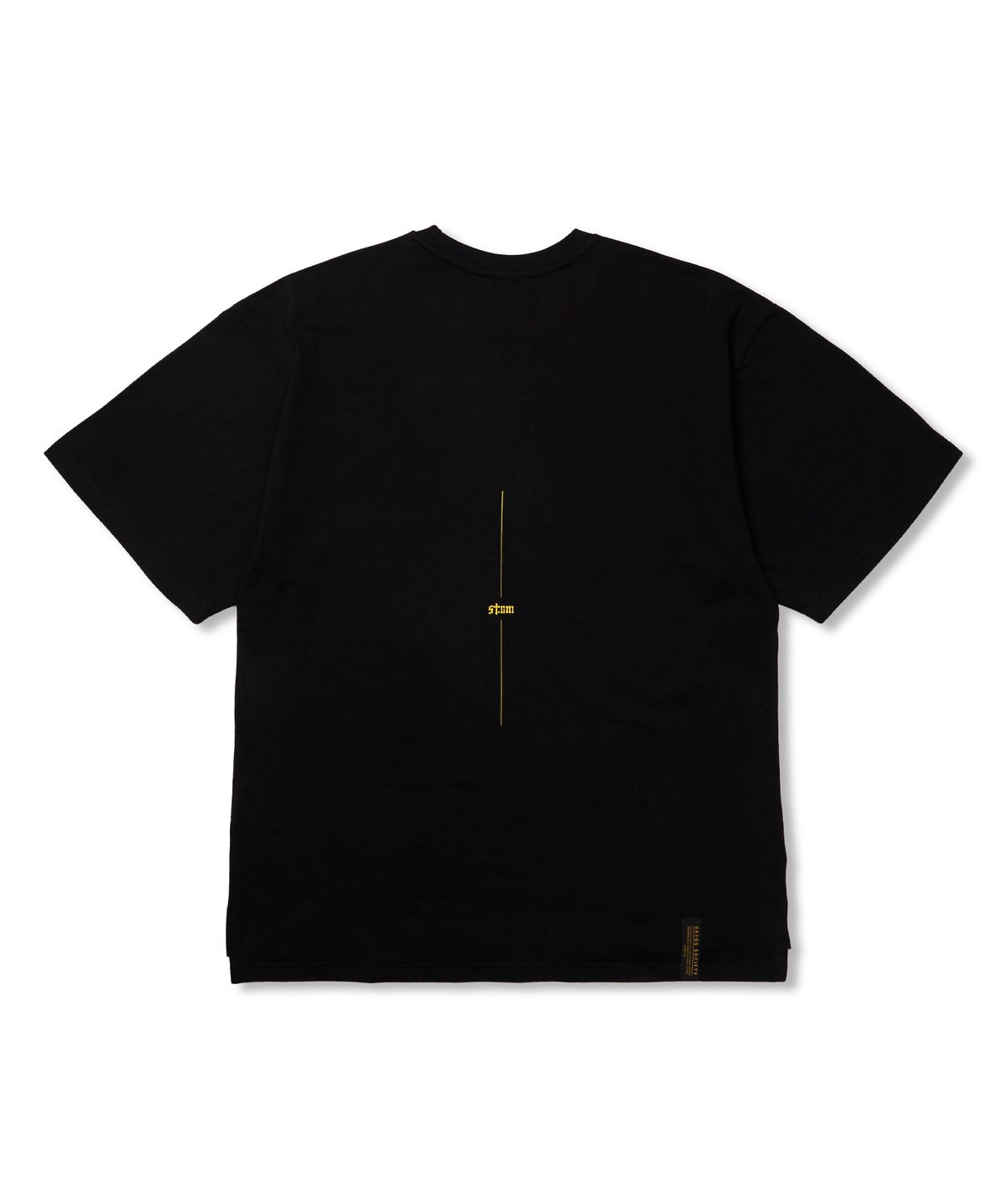 스티그마(STIGMA) Harf Tone Oversized Short Sleeves T-Shirts Black