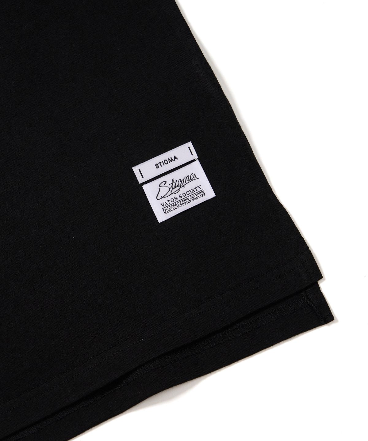 스티그마(STIGMA) Harf Tone Oversized Short Sleeves T-Shirts Black