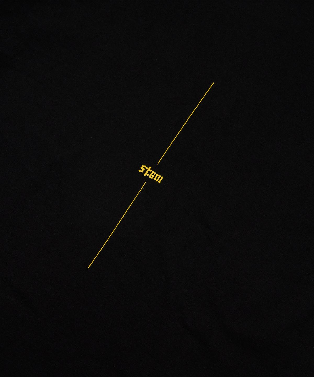 스티그마(STIGMA) Harf Tone Oversized Short Sleeves T-Shirts Black