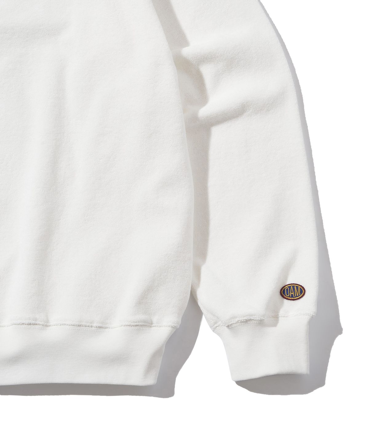 디스커스 애슬레틱(DISCUS ATHLETIC) DA × OAM Emblem Terry Long Sleeve Tennis Shirt Off White