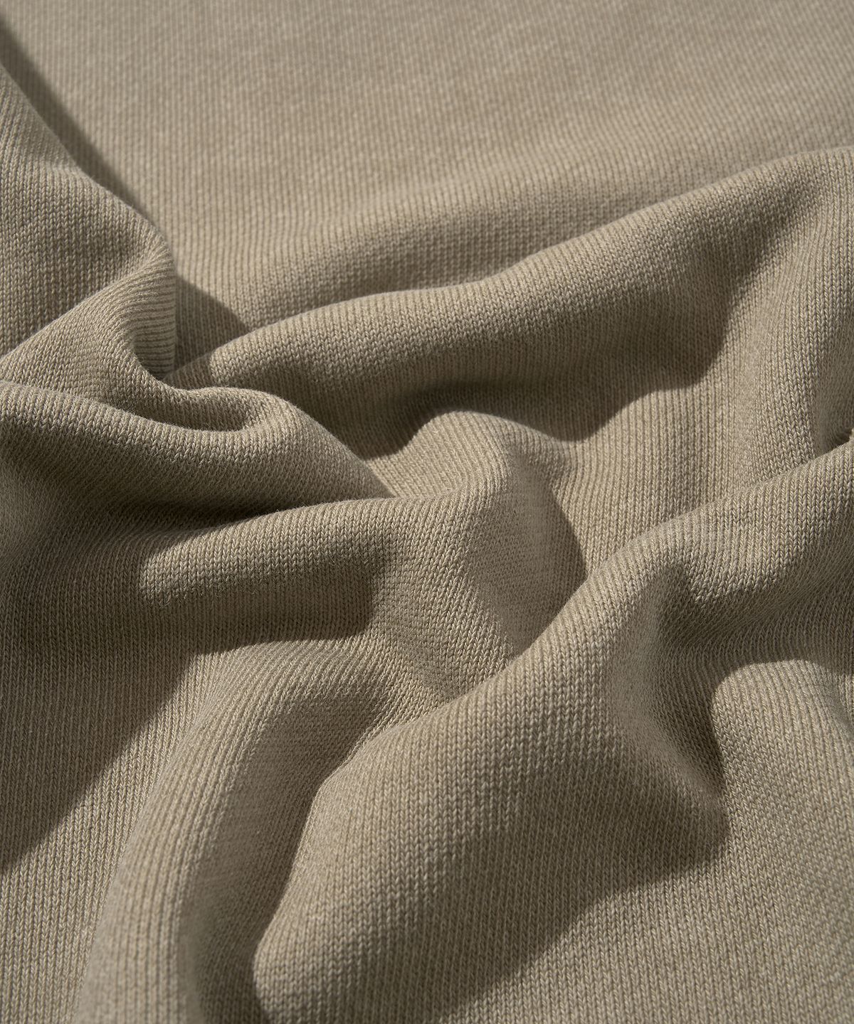 디스커스 애슬레틱(DISCUS ATHLETIC) DA × OAM Stripe Ribbed Sweatshirt Khaki Beige