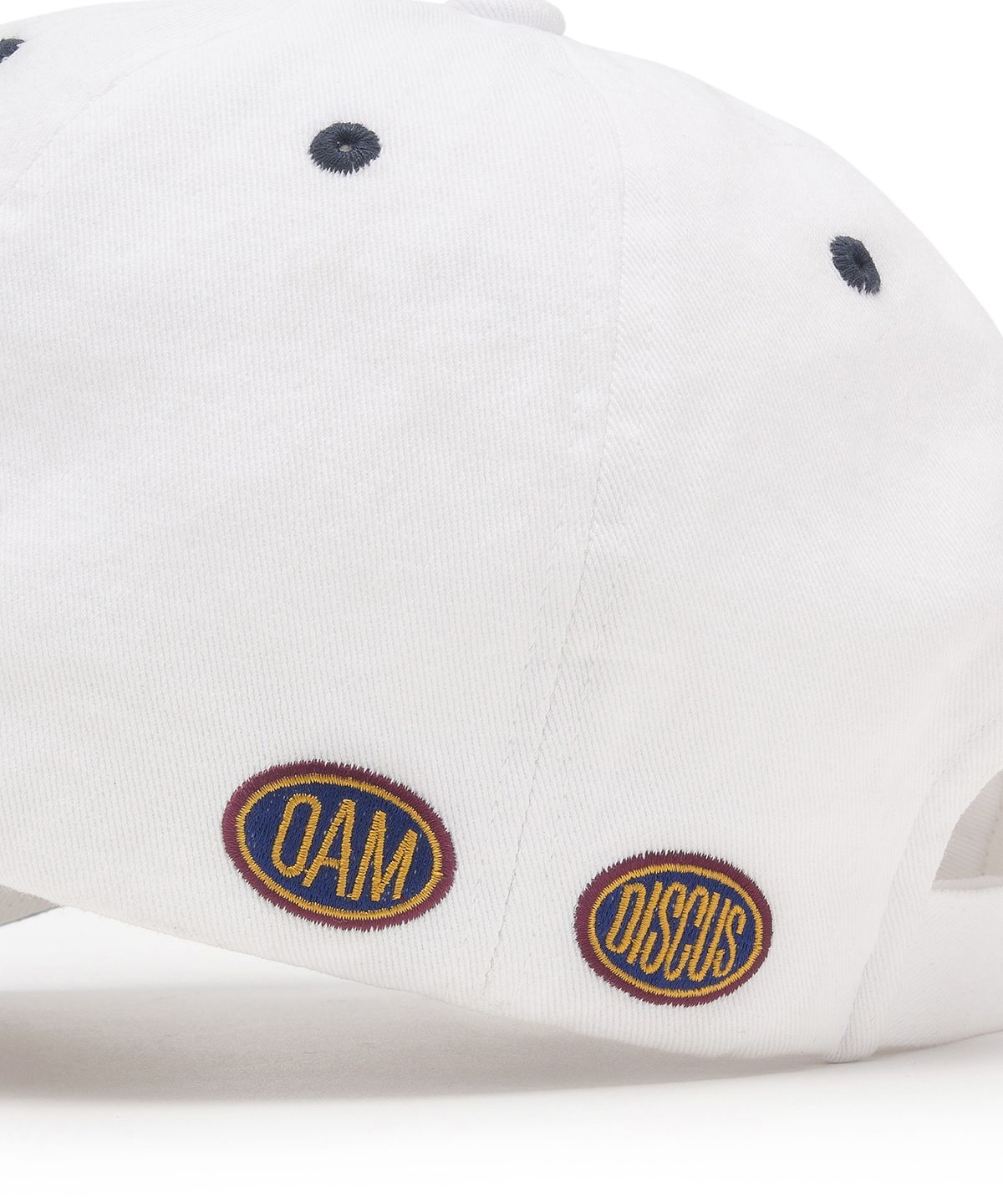디스커스 애슬레틱(DISCUS ATHLETIC) DA × OAM Emblem Tennis Cap Off White