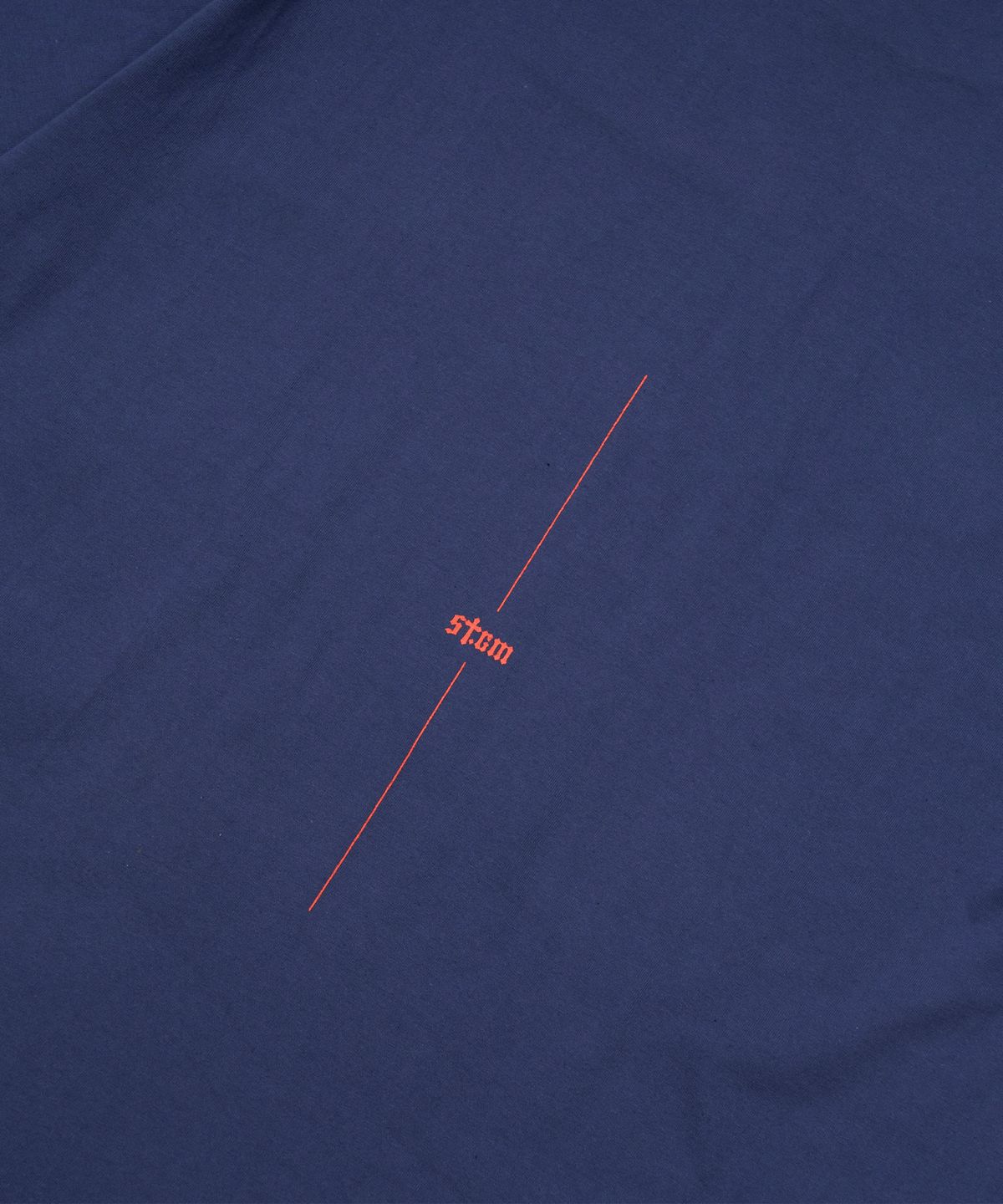 스티그마(STIGMA) Harf Tone Oversized Short Sleeves T-Shirts Navy