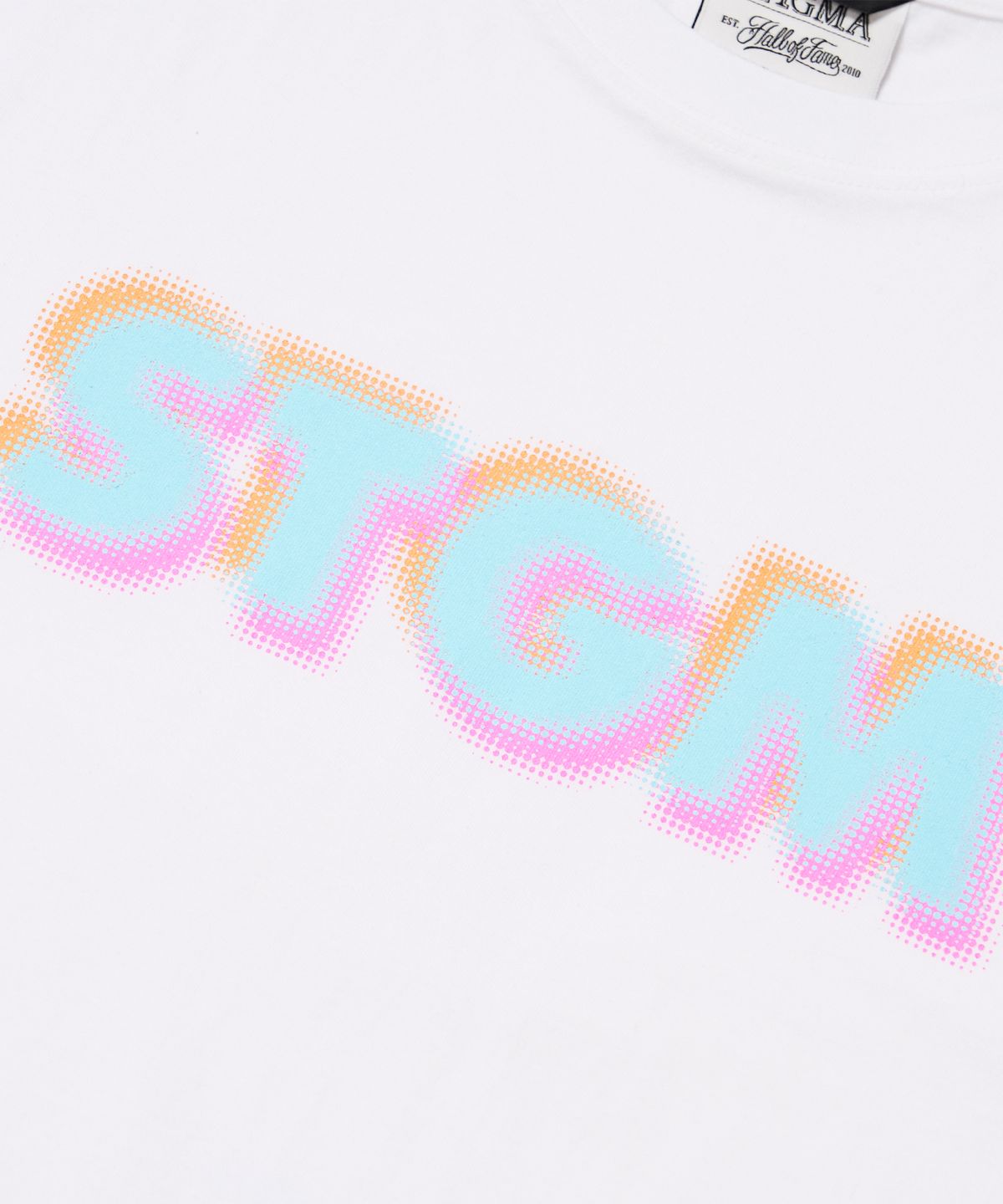 스티그마(STIGMA) Harf Tone Oversized Short Sleeves T-Shirts White